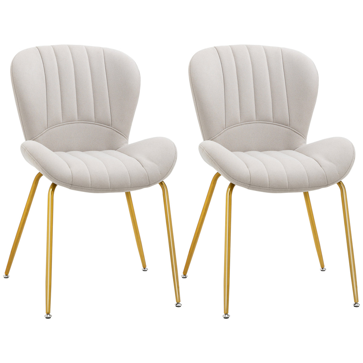 Chaises de salle à manger coquille lot de 2