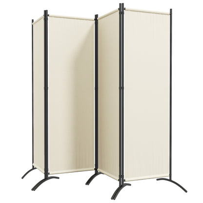 Paravent pliant 4 panneaux polyester