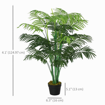 Palmier artificiel réaliste en pot — Vert