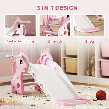 Toboggan 3 en 1 pour tout-petits design girafe