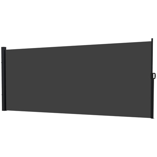 Outsunny 4x1.8m Retractable Side Awning - Garden Privacy Screen