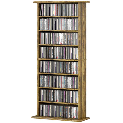 Meuble rangement médias 8 compartiments 360 CD