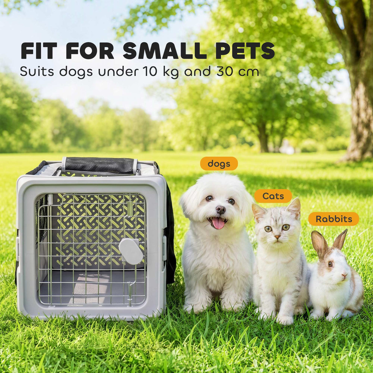 Sac de transport souple pour petit animal pliable