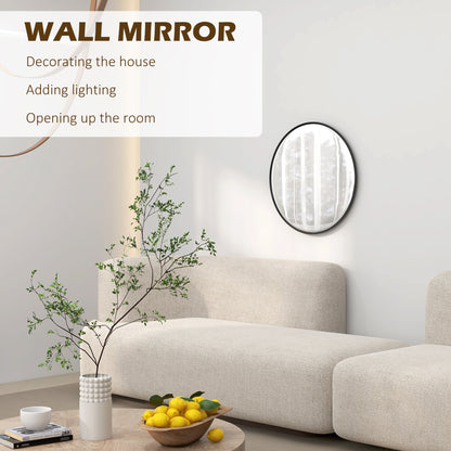 Miroir mural rond moderne 61 cm