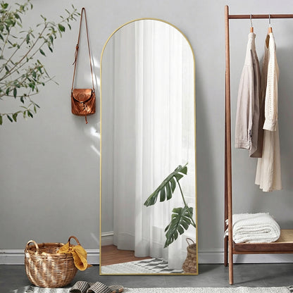Miroir sur pied arche pleine longueur