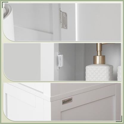 Armoire salle de bain haute rangement ajustable