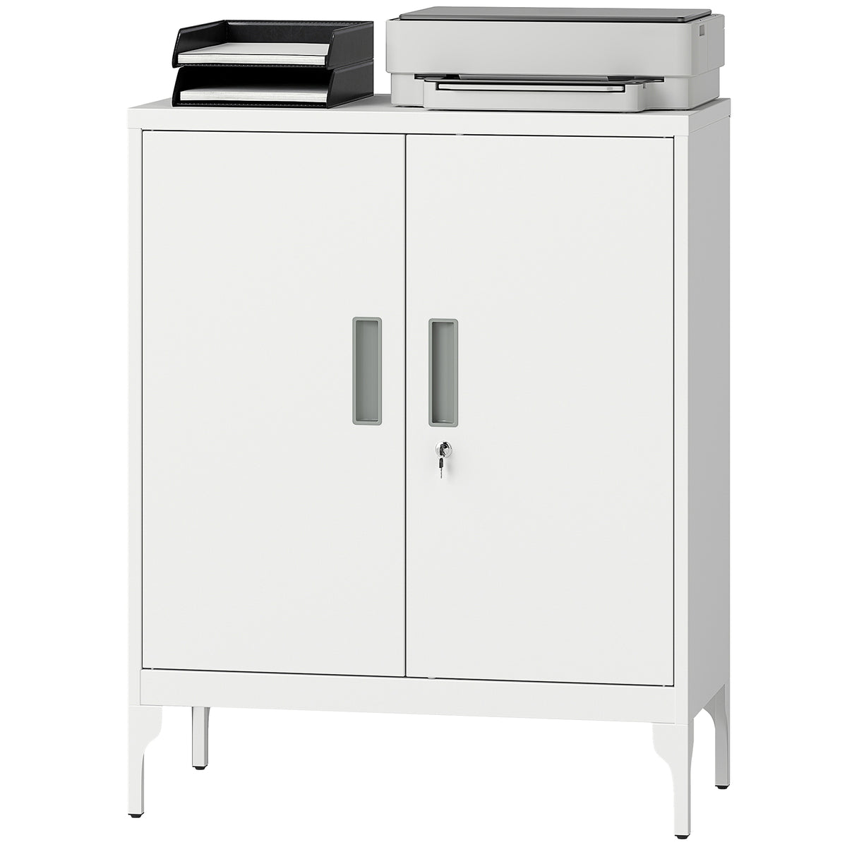 Armoire de rangement verrouillable en acier
