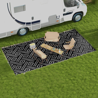 Tapis extérieur réversible imperméable 274 x 549 cm