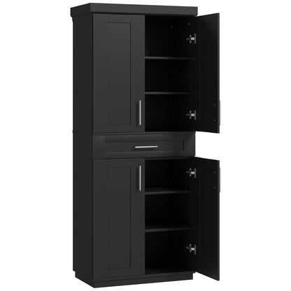 Armoire de cuisine autoportante à portes et tiroir