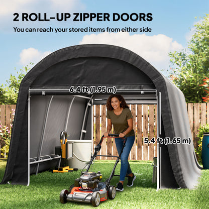 Abri de rangement portable 10' x 15' avec porte