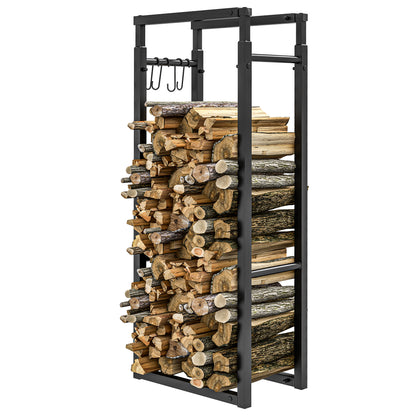 Support à bois de chauffage réglable
