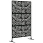 Outsunny Privacy Screen - Willow Style Outdoor Decorative Panel