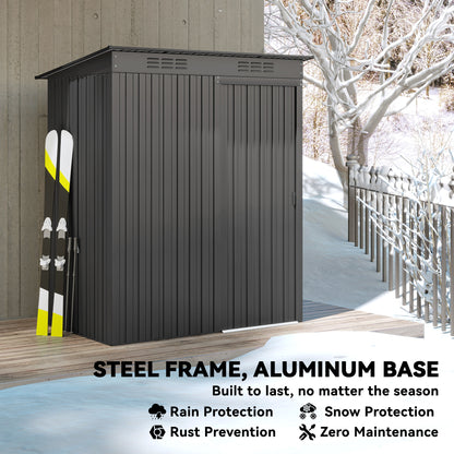 Remise de rangement extérieur 5,2 x 3,5 m — Gris foncé