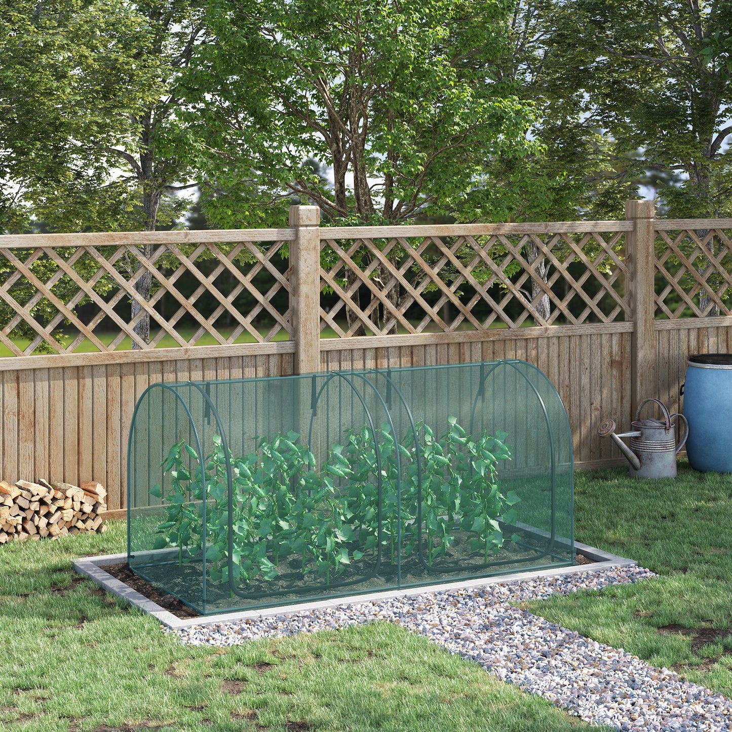 Cage de Protection 8' x 3' avec 3 Portes