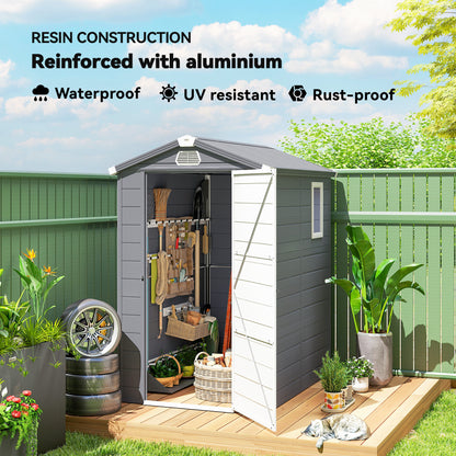 Abri de jardin 1,4 m x 1,8 m toit incliné