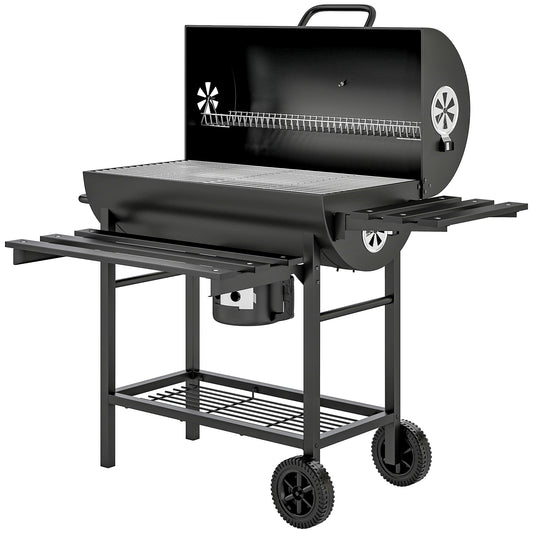 Barbecue au charbon 74 cm avec table pliante