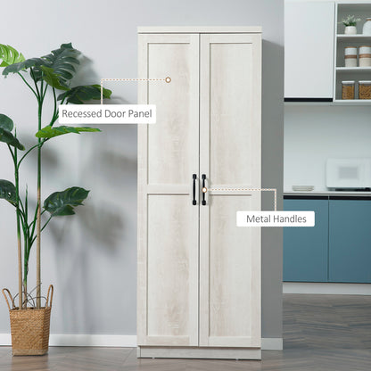 Armoire de cuisine 5 tablettes avec portes