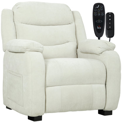 Fauteuil releveur massant motorisé à 150°