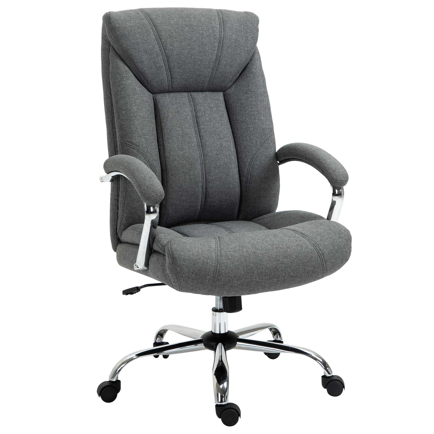 Chaise de bureau ergonomique pivotante dossier haut