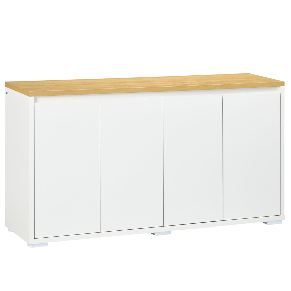 Buffet de salon moderne avec portes et tablettes réglables
