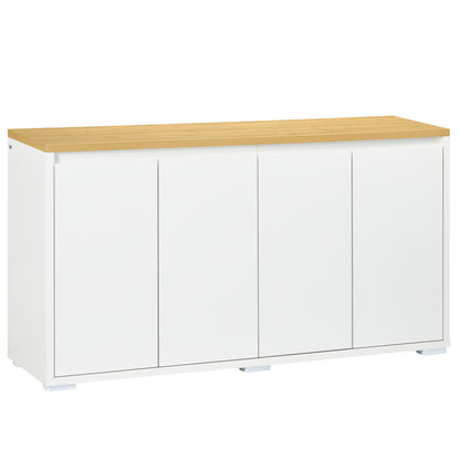 Buffet de salon moderne avec portes et tablettes réglables