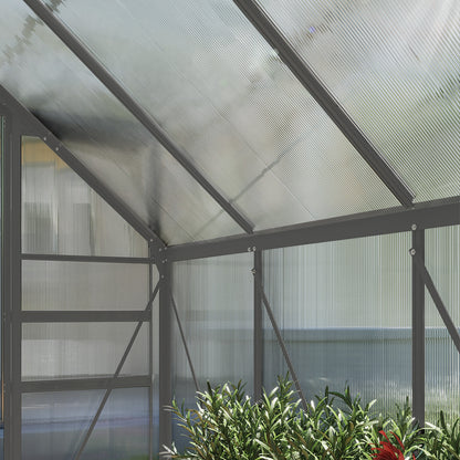 Serre de jardin polycarbonate 183 x 183 x 198 cm