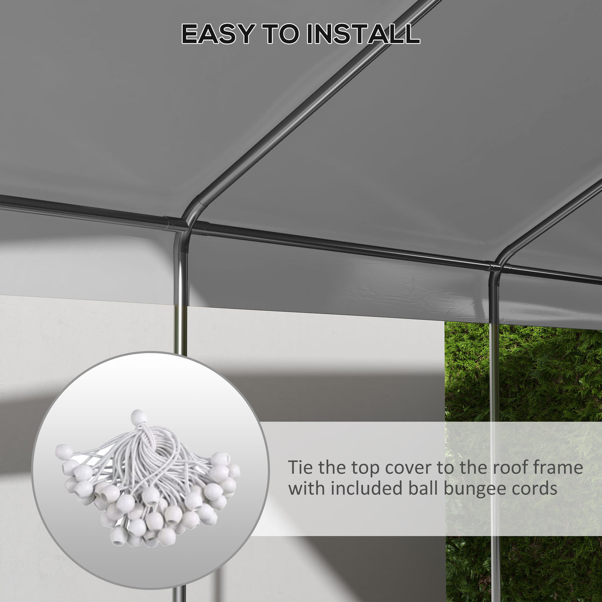 Toile de remplacement carport 10 x 20 pi UV