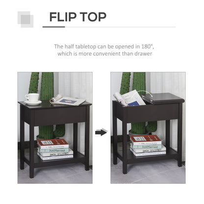 Table d'appoint rabattable avec armoire et étagère