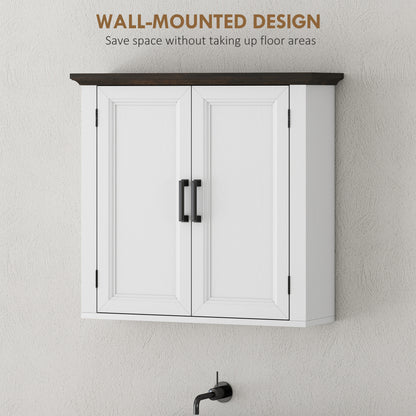 Armoire murale salle de bain style farmhouse 2 portes
