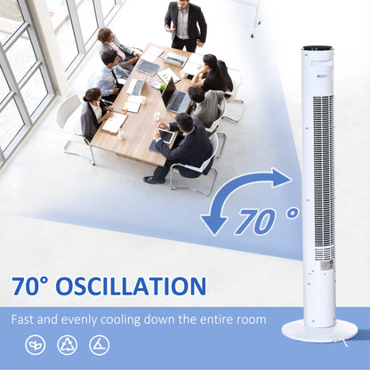Ventilateur tour oscillant télécommande minuterie 12h