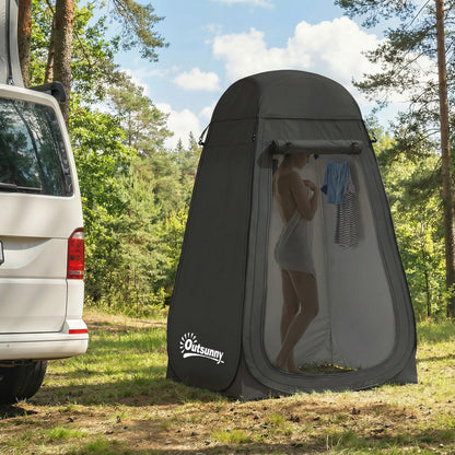 Tente de douche escamotable avec sac de transport