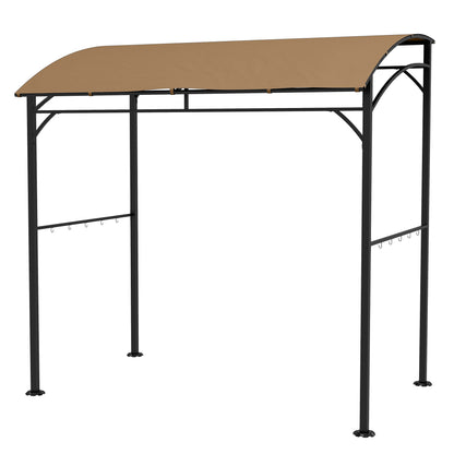 Gazebo BBQ courbé 7' x 5'