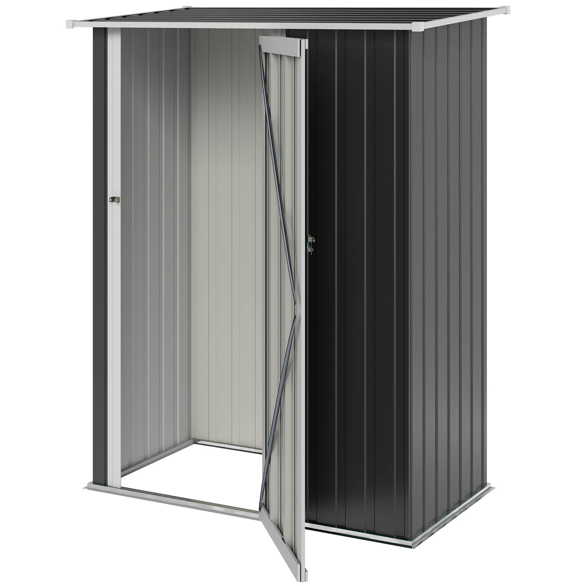 Cabanon de rangement extérieur 5 x 3 pi toit incliné
