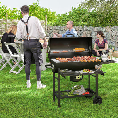 Barbecue au charbon 74 cm avec table pliante