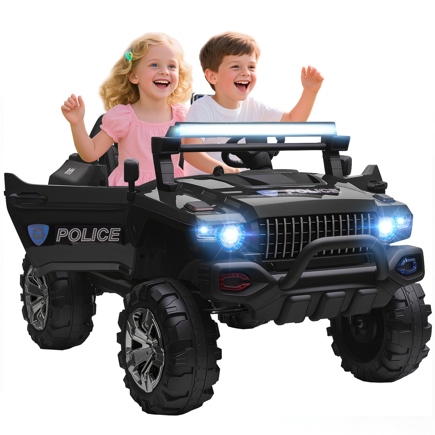 Auto électrique police 2 places 12V