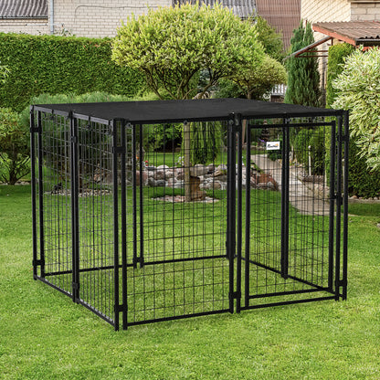Enclos extérieur pour chien verrouillable
