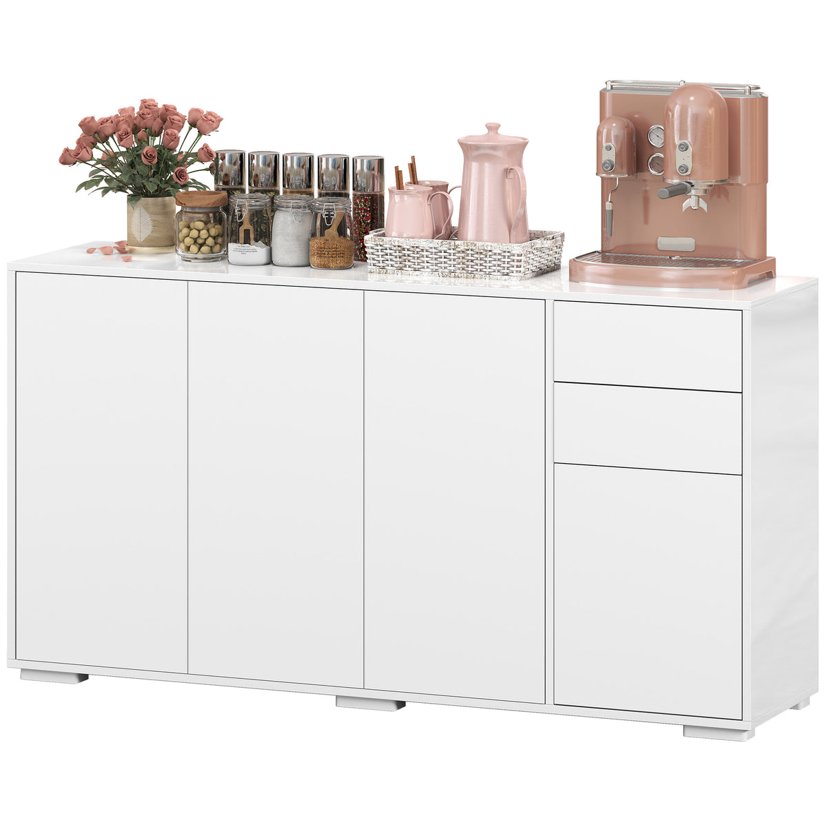 Buffet de cuisine moderne avec rangement
