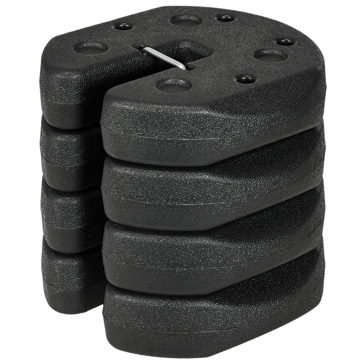 Contrepoids de chapiteau remplis de ciment — lot de 4