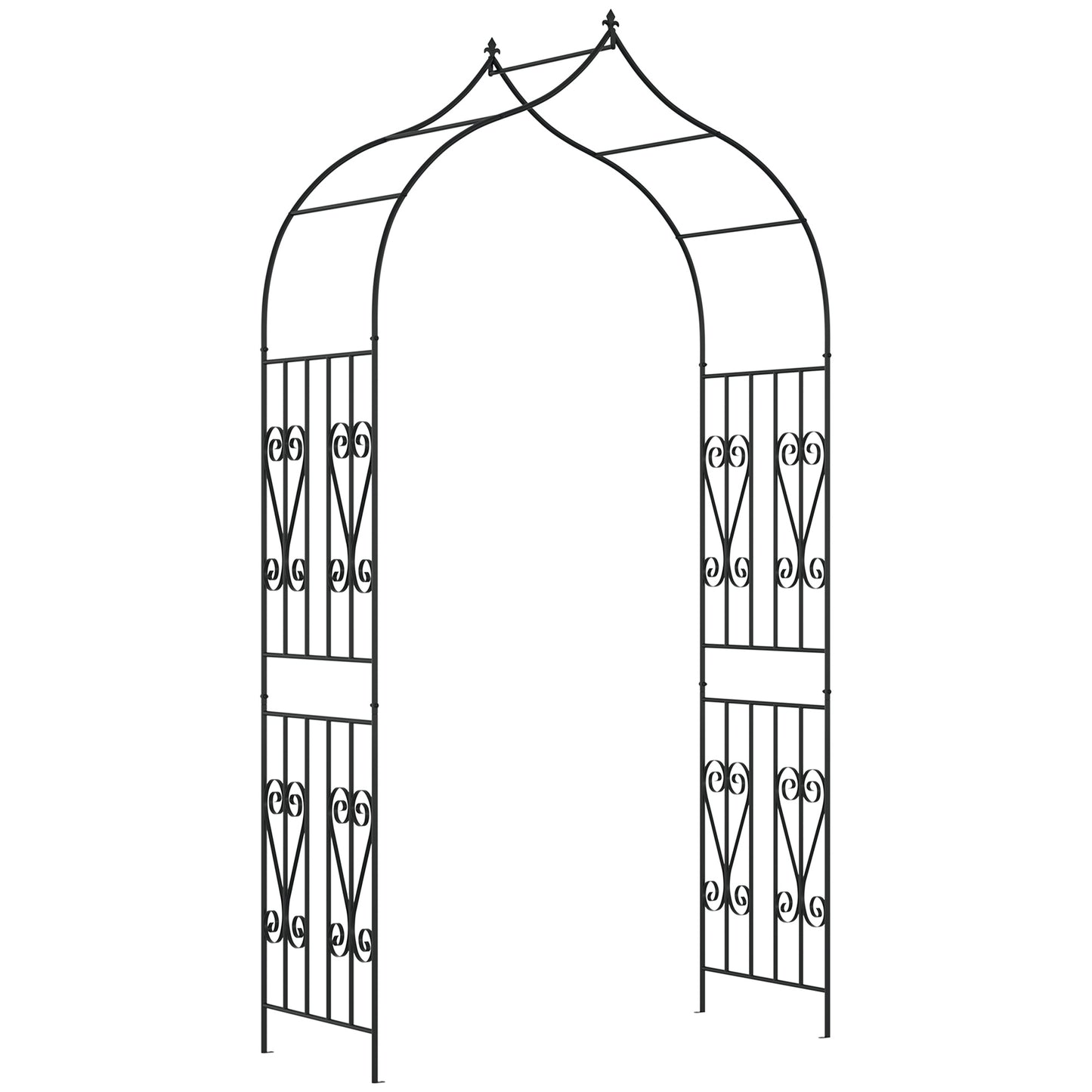 Arche de jardin treillis décorative 265 cm