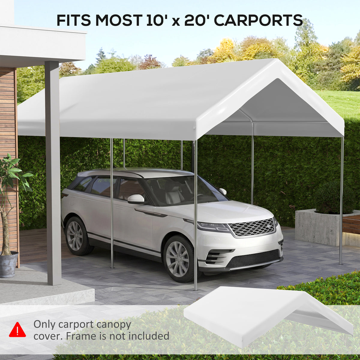 Toile de remplacement carport 10 x 20 pi UV