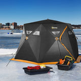 Abri de pêche sur glace pop-up isolé 4 personnes
