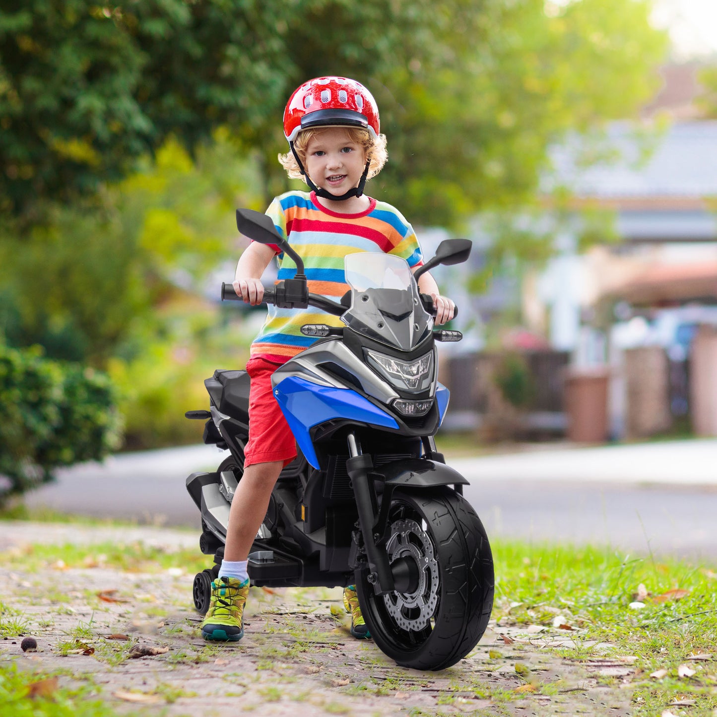 Moto électrique Honda 12V pour enfants avec phares