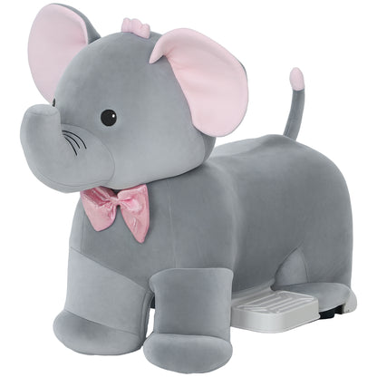 Jouet porteur éléphant électrique pour enfants