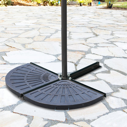 Contrepoids de parasol en résine style antique — Bronze