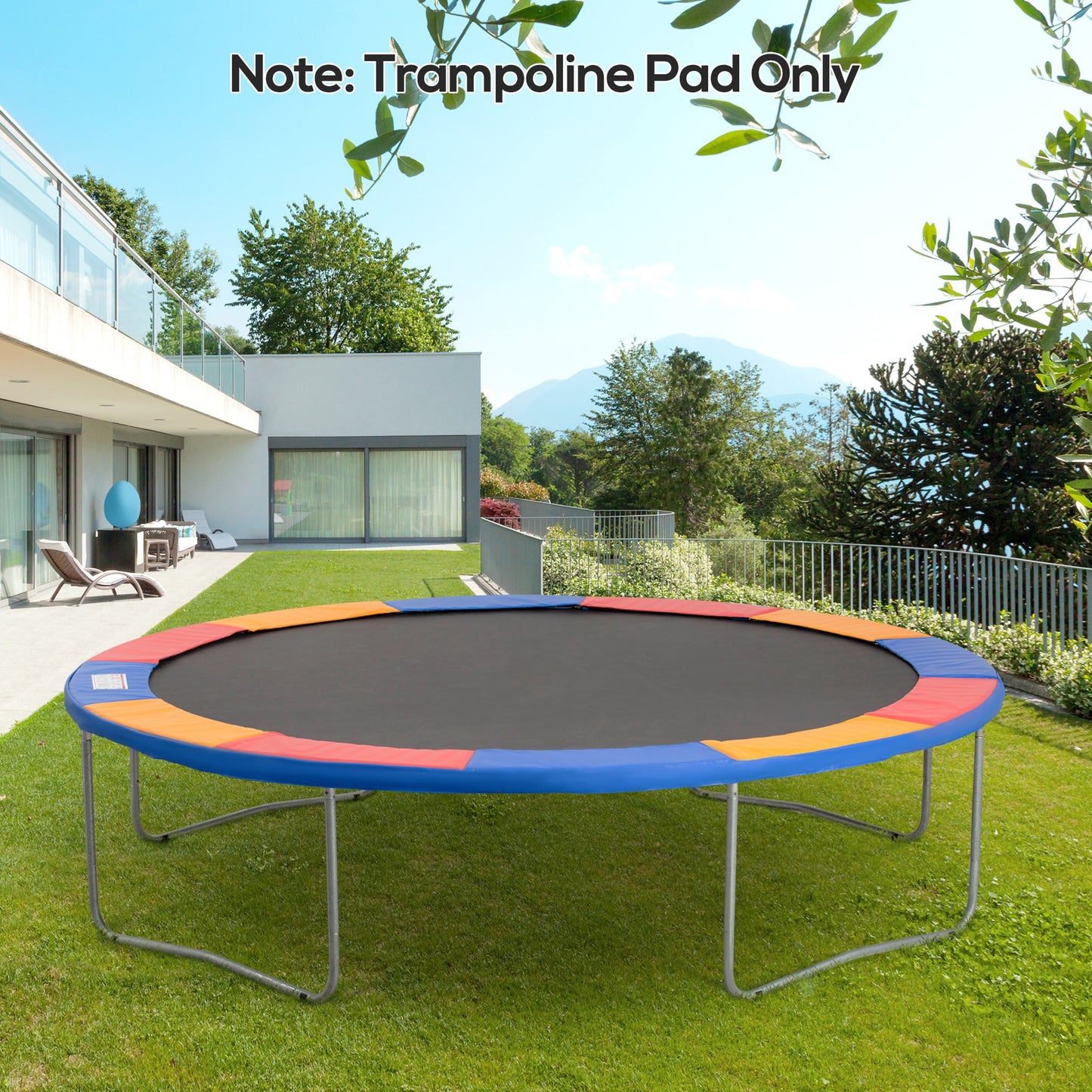 Coussin de sécurité trampoline 12 pieds résistant UV