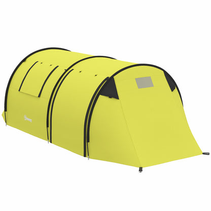 Tente de camping 2 pièces 3-4 personnes imperméable