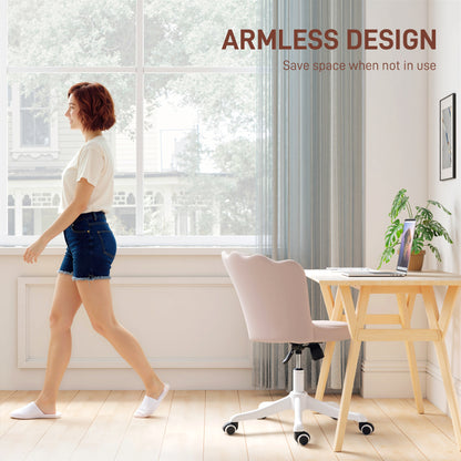 Chaise de bureau sans accoudoirs pivotante hauteur ajustable