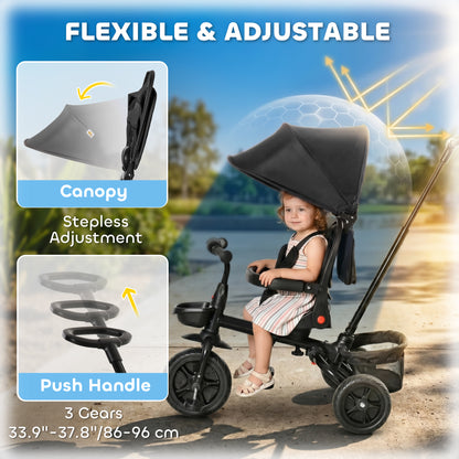 Tricycle évolutif 5-en-1 pour tout-petits