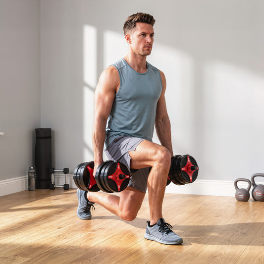 Ensemble d'haltères ajustables 5-en-1 30 kg
