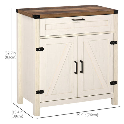 Armoire cuisine portes grange rustiques 2 portes